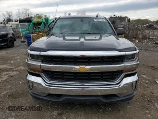 2018 Chevrolet Silverado 1500 LT with VIN 1GCVKREC0JZ185655, listed as a Copart auction lot 53032115 with 44,621 mi miles and Salvage Title. Bid and sale history available at DreamBid. Image 5.