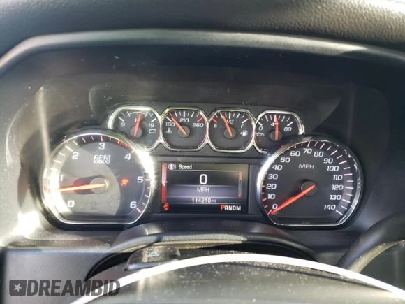 2014 GMC Sierra 1500 with VIN 1GTN1UEH7EZ171338, listed as a Copart auction lot 84943144 with 114,210 mi miles and Salvage Title. Bid and sale history available at DreamBid. Image 9.