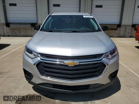2020 Chevrolet Traverse LS z VIN 1GNERFKW6LJ142780, wystawiony jako Copart lot #54752435 z przebiegiem 66 140 mil mil oraz Szkoda całkowita • Salvage title. Historia ofert i sprzedaży dostępna na DreamBid. Obrazek 5.