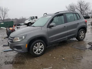 2015 Volkswagen Tiguan S z VIN WVGAV7AX2FW588043, wystawiony jako Copart lot #47721475 z przebiegiem 115 291 mil mil oraz Szkoda całkowita • Salvage title. Historia ofert i sprzedaży dostępna na DreamBid. Obrazek 1.
