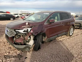 2019 Ford Edge Titanium with VIN 2FMPK4K96KBB80142, listed as a Copart auction lot 84847814 with 75,602 mi miles and Salvage title. Bid and sale history available at DreamBid. Image 1.