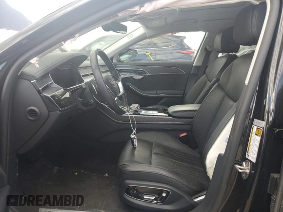 2023 Audi A8 with VIN WAULDAF88PN010368, listed as a Copart auction lot 47824965 with 8,058 mi miles and Salvage Title. Bid and sale history available at carsss.com. Image 7.