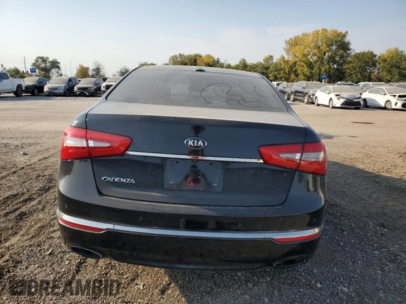2015 Kia Cadenza Premium with VIN KNALN4D75F5188665, listed as a Copart auction lot 74583834 with 132,377 mi miles and Salvage Title. Bid and sale history available at carsss.com. Image 6.