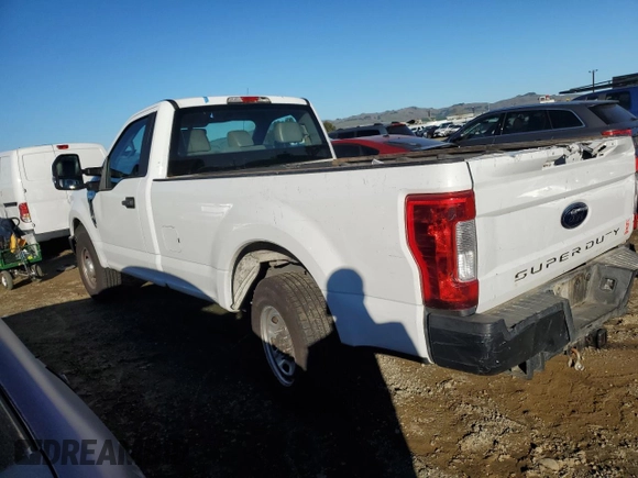 2019 Ford Super Duty F-250 SRW XL with VIN 1FTBF2A65KED83977, listed as a Copart auction lot 41537465 with 97,457 mi miles and Salvage Title. Bid and sale history available at carsss.com. Image 2.