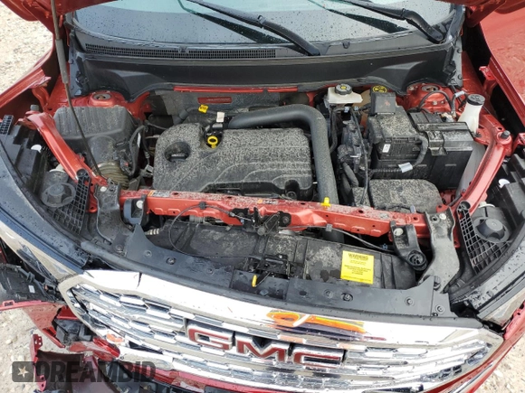 2023 GMC Terrain Denali with VIN 3GKALXEGXPL250390, listed as a Copart auction lot 56064525 with 24,512 mi miles and Salvage title. Bid and sale history available at DreamBid. Image 12.