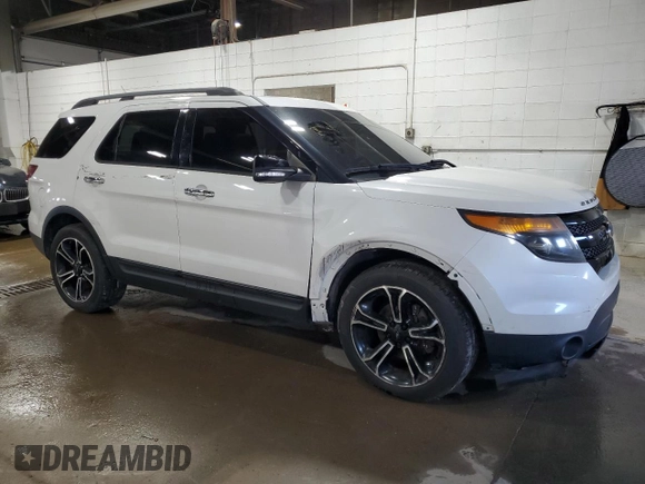 2014 Ford Explorer Sport with VIN 1FM5K8GT0EGC33904, listed as a Copart auction lot 63208875 with 155,002 mi miles and Clean title. Bid and sale history available at DreamBid. Image 4.