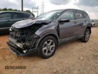2017 Honda CR-V EX-L with VIN 7FARW1H87HE004506, listed as a Copart auction lot 52672355 with 43,519 mi miles and Salvage Title. Bid and sale history available at DreamBid. Image 1.