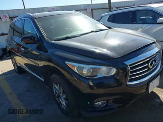 2013 Infiniti JX35 z VIN 5N1AL0MM4DC314145, wystawiony jako IAAI lot #41722653 z przebiegiem 169 332 mil mil oraz . Historia ofert i sprzedaży dostępna na DreamBid. Obrazek 1.