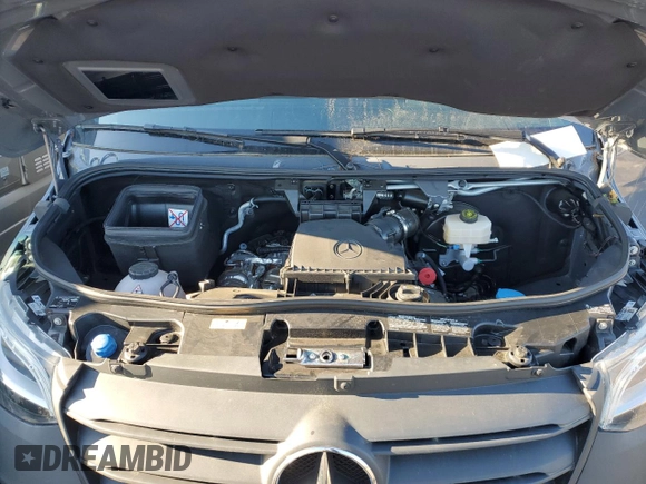2023 Mercedes-Benz Sprinter with VIN W1Y4NBHY9PT139900, listed as a Copart auction lot 89382725 with 2,836 mi miles and Salvage Title. Bid and sale history available at DreamBid. Image 12.