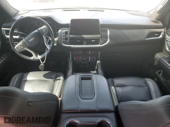 2021 Chevrolet Tahoe LT with VIN 1GNSKNKD2MR243205, listed as a Copart auction lot 61461115 with 109,782 mi miles and Salvage title. Bid and sale history available at DreamBid. Image 8.