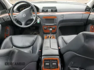 2004 Mercedes-Benz S 430 with VIN WDBNG83J04A430307, listed as a Copart auction lot 52566765 with 169,194 mi miles and Salvage Title. Bid and sale history available at DreamBid. Image 8.