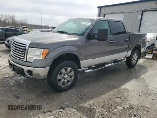 2010 Ford F-150 XL with VIN 1FTFW1EV4AKA48982, listed as a Copart auction lot 50154535 with 213,612 mi miles and Salvage Title. Bid and sale history available at carsss.com. Image 1.