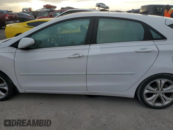 2013 Hyundai Elantra GT with VIN KMHD35LE8DU093065, listed as a Copart auction lot 75117784 with 0 mi miles and Salvage Title. Bid and sale history available at carsss.com. Image 12.