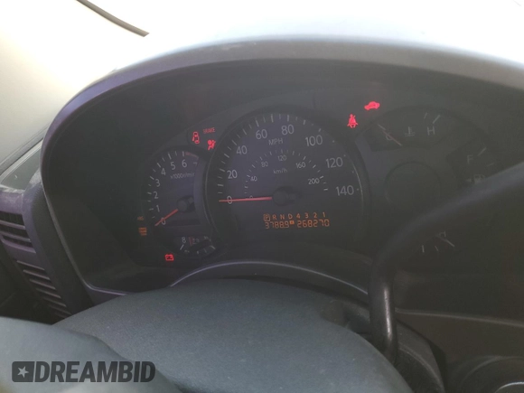 2004 Nissan Titan SE with VIN 1N6AA07A24N521744, listed as a Copart auction lot 58012925 with 268,270 mi miles and Salvage title. Bid and sale history available at DreamBid. Image 9.