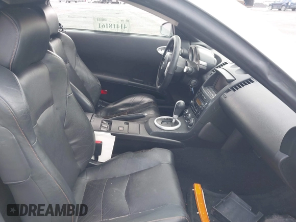 2005 Nissan 350Z Touring with VIN JN1AZ34E85M652465, listed as a IAAI auction lot 41418161 with 153,099 mi miles. Bid and sale history available at carsss.com. Image 5.