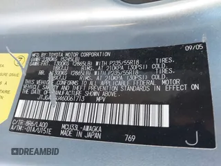 2006 Lexus RX 330 with VIN JTJGA31U460061713, listed as a IAAI auction lot 41013861 with 1 mi miles. Bid and sale history available at carsss.com. Image 9.