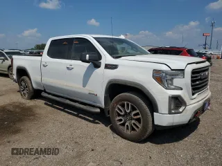 2022 GMC Sierra 1500 Limited AT4 with VIN 3GTP9EEL2NG117313, listed as a Copart auction lot 62443944 with 0 mi miles and Salvage Title. Bid and sale history available at carsss.com. Image 4.