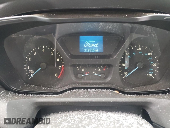 2019 Ford Transit with VIN 1FDYR2CMXKKA94961, listed as a Copart auction lot 44216665 with 219,515 mi miles and Salvage Title. Bid and sale history available at DreamBid. Image 9.