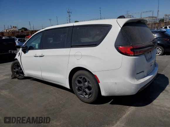 2023 Chrysler Pacifica Hybrid Limited z VIN 2C4RC1S72PR589177, wystawiony jako Copart lot #64046525 z przebiegiem 12 658 mil mil oraz Szkoda całkowita • Salvage title. Historia ofert i sprzedaży dostępna na DreamBid. Obrazek 2.