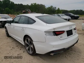 2021 Audi A5 Sportback S line Premium Plus with VIN WAUFACF5XMA002105, listed as a Copart auction lot 48033972 with 12,744 mi miles. Bid and sale history available at carsss.com. Image 3.