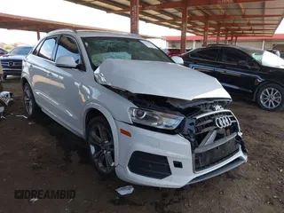2017 Audi Q3 Premium Plus with VIN WA1HCCFS5HR010951, listed as a IAAI auction lot 42194508 with 88,335 mi miles and . Bid and sale history available at DreamBid. Image 1.