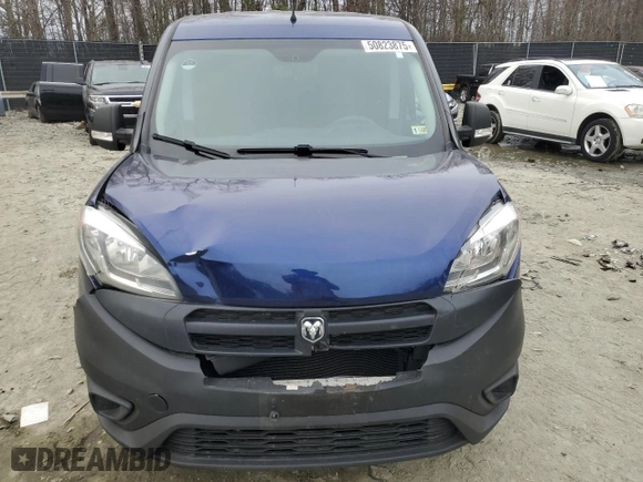 2018 Ram ProMaster City Cargo Van Tradesman with VIN ZFBERFAB5J6K09198, listed as a Copart auction lot 50823875 with 79,667 mi miles and Salvage Title. Bid and sale history available at carsss.com. Image 5.