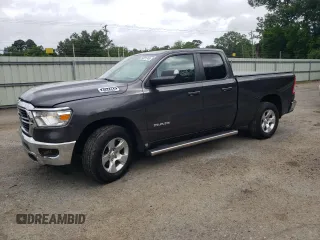2021 Ram 1500 Big Horn z VIN 1C6RRFBG3MN663413, wystawiony jako Copart lot #54501745 z przebiegiem 56 155 mil mil oraz Szkoda całkowita • Salvage title. Historia ofert i sprzedaży dostępna na DreamBid. Obrazek 1.