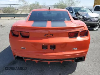 2010 Chevrolet Camaro 2SS with VIN 2G1FT1EW0A9121096, listed as a Copart auction lot 56967335 with 107,740 mi miles and Salvage title. Bid and sale history available at DreamBid. Image 6.