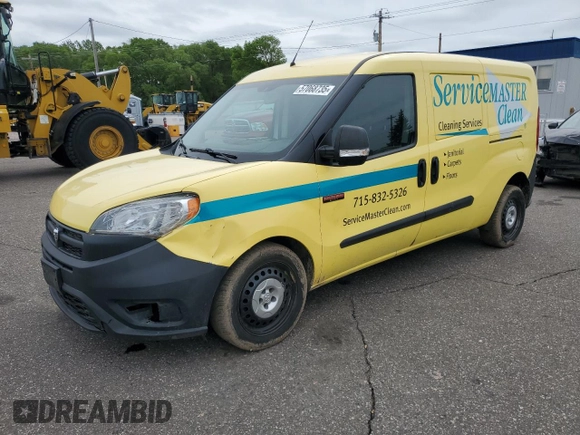 2015 Ram ProMaster City Cargo Tradesman with VIN ZFBERFATXF6A89899, listed as a Copart auction lot 57068735 with 178,123 mi miles and Salvage title. Bid and sale history available at DreamBid. Image 1.