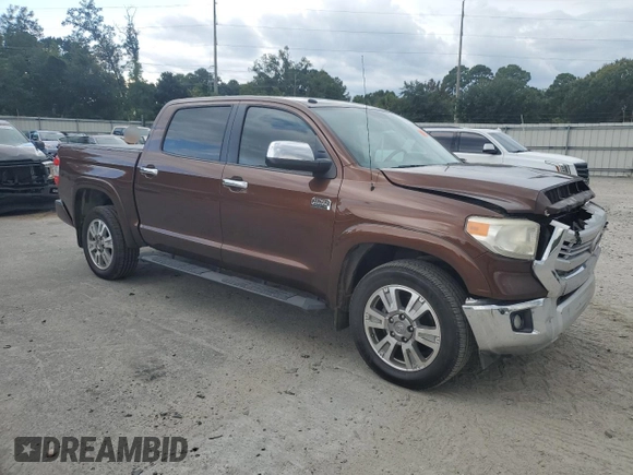 2015 Toyota Tundra Platinum z VIN 5TFGY5F15FX190172, wystawiony jako Copart lot #70645734 z przebiegiem 265 516 mil mil oraz Szkoda całkowita • Salvage title. Historia ofert i sprzedaży dostępna na DreamBid. Obrazek 4.