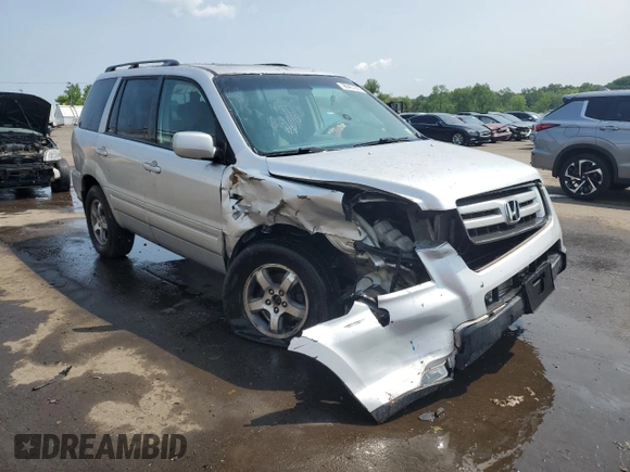 2008 Honda Pilot SE with VIN 5FNYF18378B016554, listed as a Copart auction lot 60467685 with 209,977 mi miles and Salvage title. Bid and sale history available at DreamBid. Image 4.