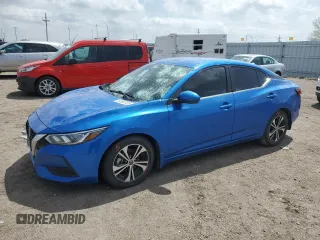 2020 Nissan Sentra SV z VIN 3N1AB8CV0LY252106, wystawiony jako Copart lot #54587125 z przebiegiem 108 839 mil mil oraz Szkoda całkowita • Salvage title. Historia ofert i sprzedaży dostępna na DreamBid. Obrazek 1.