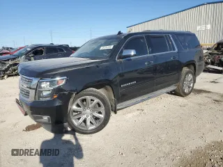2019 Chevrolet Suburban LT with VIN 1GNSCJKCXKR408508, listed as a Copart auction lot 50618465 with 79,258 mi miles and Salvage Title. Bid and sale history available at carsss.com. Image 1.