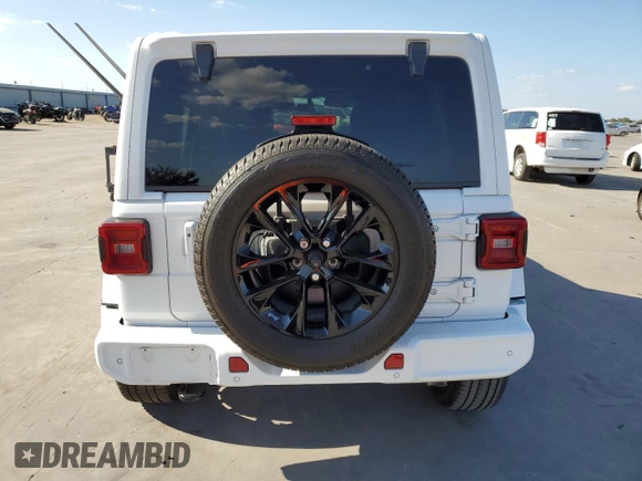 2021 Jeep Wrangler Unlimited Sahara High Altitude z VIN 1C4HJXEGXMW597689, wystawiony jako Copart lot #72390024 z przebiegiem 33 200 mil mil oraz Szkoda całkowita • Salvage title. Historia ofert i sprzedaży dostępna na DreamBid. Obrazek 6.
