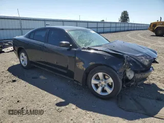 2012 Dodge Charger SE with VIN 2C3CDXBG2CH131584, listed as a Copart auction lot 55749535 with 113,559 mi miles and Salvage Title. Bid and sale history available at DreamBid. Image 4.