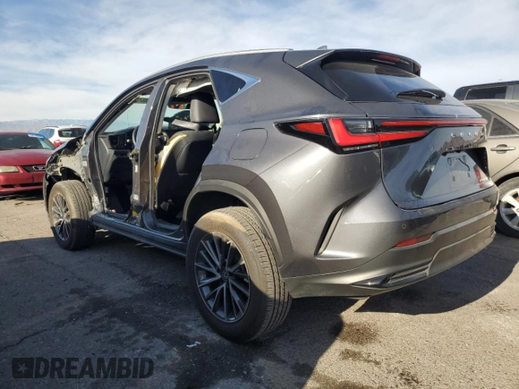 2023 Lexus NX with VIN 2T2GGCEZXPC022019, listed as a Copart auction lot 84487594 with 16,316 mi miles and Salvage Title. Bid and sale history available at carsss.com. Image 2.