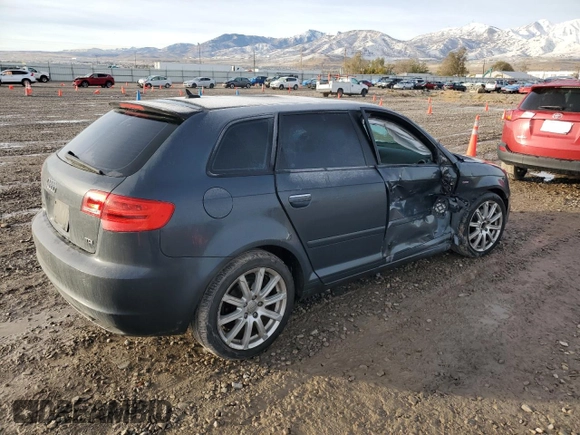 2011 Audi A3 Premium Plus with VIN WAUKJAFM0BA037209, listed as a Copart auction lot 80162204 with 96,964 mi miles and Salvage title. Bid and sale history available at DreamBid. Image 3.