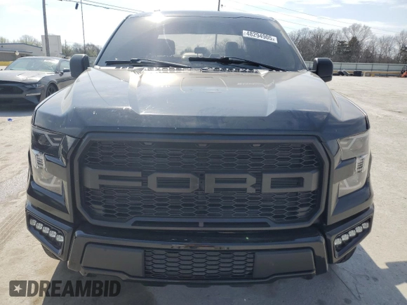 2015 Ford F-150 XLT with VIN 1FTEW1C81FKD32005, listed as a Copart auction lot 48294905 with 142,281 mi miles and Salvage Title. Bid and sale history available at carsss.com. Image 5.