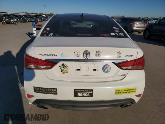 2014 Hyundai Sonata Limited with VIN 5NPEC4AB6EH817925, listed as a Copart auction lot 81996914 with 85,172 mi miles and Salvage Title. Bid and sale history available at DreamBid. Image 6.