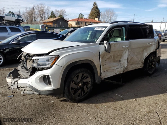 2024 Volkswagen Atlas 2.0T SE w/Technology with VIN 1V2HR2CA5RC503770, listed as a Copart auction lot 48698795 with 26,387 mi miles and Salvage Title. Bid and sale history available at carsss.com. Image 1.