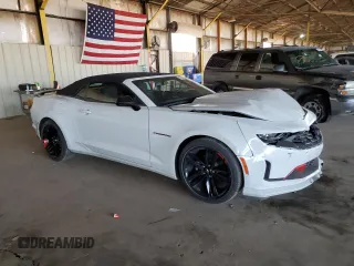 2022 Chevrolet Camaro 1LT with VIN 1G1FB3DS1N0129155, listed as a Copart auction lot 54380425 with 21,079 mi miles and Salvage Title. Bid and sale history available at carsss.com. Image 4.