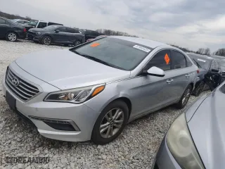 2015 Hyundai Sonata 2.4L SE with VIN 5NPE24AF9FH245448, listed as a Copart auction lot 51955425 with 0 mi miles and Salvage Title. Bid and sale history available at carsss.com. Image 1.