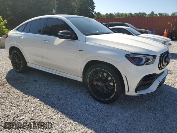2021 Mercedes-Benz GLE 53 AMG with VIN 4JGFD6BB8MA566659, listed as a Copart auction lot 64946475 with 66,409 mi miles and Clean title. Bid and sale history available at DreamBid. Image 4.