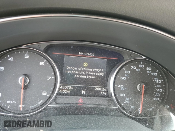 2019 Audi A6 Premium with VIN WAUK2AF20KN094997, listed as a Copart auction lot 63058072 with 43,073 mi miles. Bid and sale history available at carsss.com. Image 8.