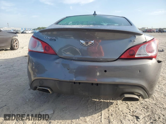 2011 Hyundai Genesis Coupe Grand Touring с VIN KMHHU6KH0BU046206, выставлен на аукционе Copart как лот 54148105 с пробегом 126 083 миль миль и На запчасти • Non repairable. История ставок и продаж доступна на DreamBid. Изображение 6.