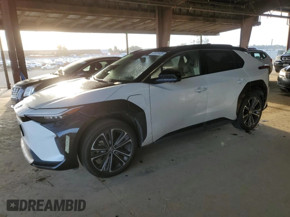2023 Toyota bZ4X XLE with VIN JTMAAAAA7PA009698, listed as a Copart auction lot 47975935 with 15,916 mi miles and Salvage Title. Bid and sale history available at DreamBid. Image 1.