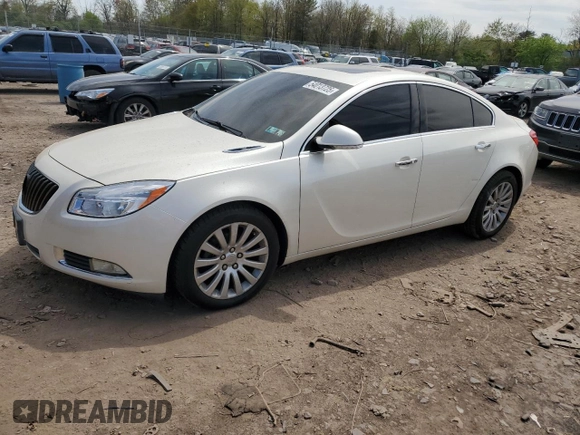 2012 Buick Regal Premium 1 with VIN 2G4GS5EK3C9117030, listed as a Copart auction lot 54013725 with 140,926 mi miles and Salvage Title. Bid and sale history available at carsss.com. Image 1.