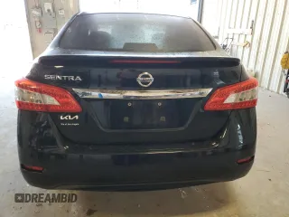 2015 Nissan Sentra SV with VIN 3N1AB7AP6FY285047, listed as a Copart auction lot 54151275 with 104,978 mi miles and Salvage Title. Bid and sale history available at DreamBid. Image 6.