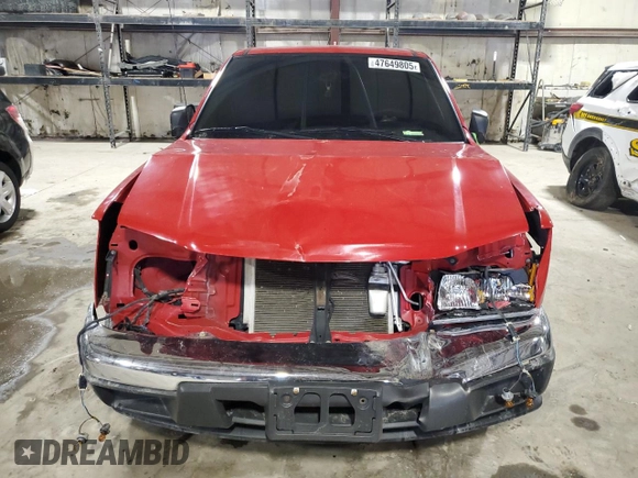 2005 Chevrolet Colorado 1SC LS Z85 with VIN 1GCCS136958236877, listed as a Copart auction lot 47649805 with 103,957 mi miles and Salvage Title. Bid and sale history available at carsss.com. Image 5.