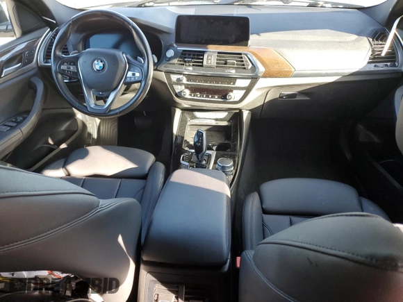 2021 BMW X4 xDrive30i with VIN 5UX2V1C04M9G96019, listed as a Copart auction lot 87287934 with Not provided miles and Salvage title. Bid and sale history available at DreamBid. Image 8.